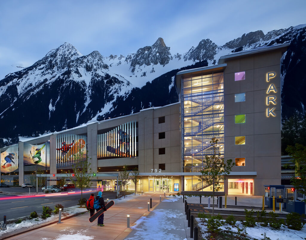 exterior facade of residential building