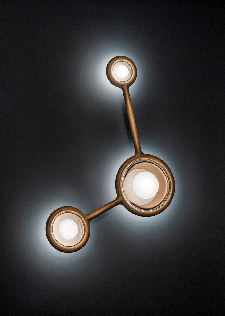 Constellation Tri Star sconce for Lasvit