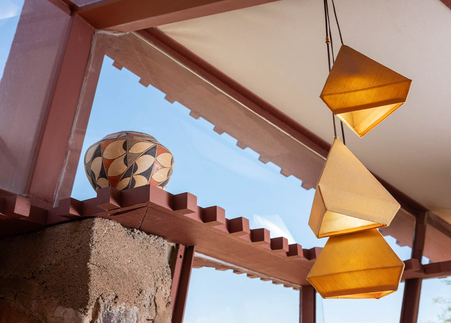 Hand-made glass fixtures are now illuminated by Ketra lamps.