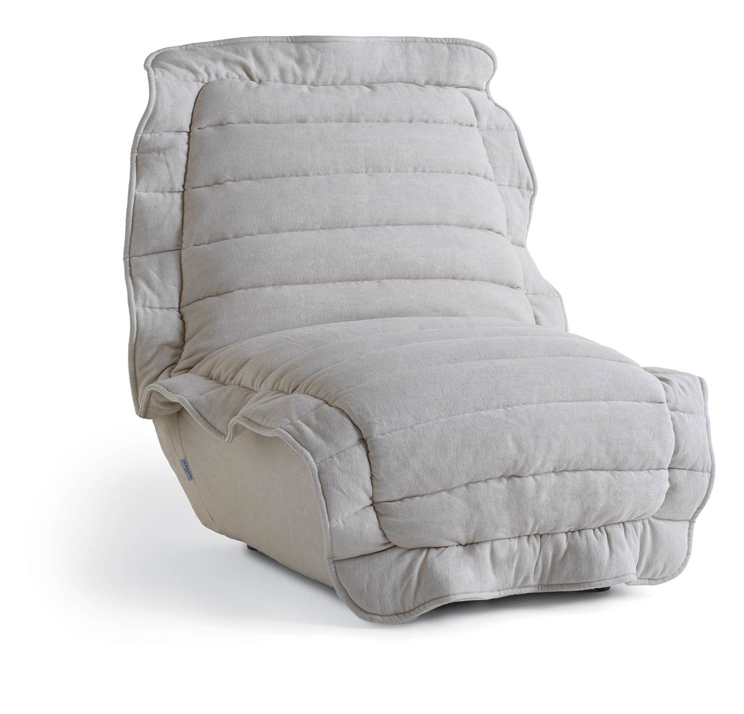 pillow-like grey gaming chair